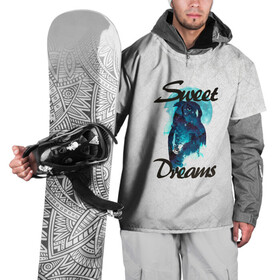 Накидка на куртку 3D с принтом Сова в Петрозаводске, 100% полиэстер |  | Тематика изображения на принте: sweet dreams | звезды | луна | ночная жизнь | ночь | сновидения | сны | сова | сон | спокойной ночи