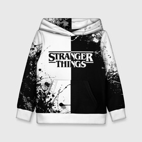 Детская толстовка 3D с принтом Stranger Things. в Петрозаводске, 100% полиэстер | двухслойный капюшон со шнурком для регулировки, мягкие манжеты на рукавах и по низу толстовки, спереди карман-кенгуру с мягким внутренним слоем | normal people scare me | stranger things | детектив | драма | кино | очень странные дела | сериалы | странгер тхингс | триллер | уилл | фантастика | фильмы | хоукинс