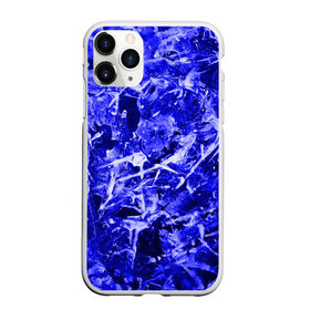 Чехол для iPhone 11 Pro Max матовый с принтом Dark Blue Gan в Петрозаводске, Силикон |  | Тематика изображения на принте: abstraction | blue | frost | frozen | ice | shine | surface | texture | абстракция | блеск | замерзший | лед | мороз | поверхность | синий | текстура