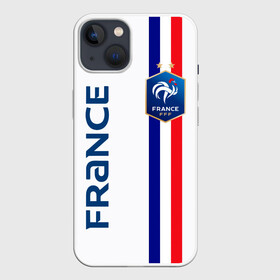 Чехол для iPhone 13 с принтом СБОРНАЯ ФРАНЦИЯ в Петрозаводске,  |  | football | france | game | sport | team | игра | париж | сборная | спорт | триколор | франция | футбол | чемпион