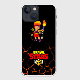 Чехол для iPhone 13 mini с принтом Brawl Stars Amber в Петрозаводске,  |  | amber | crow | leon | logo game | nita | sandy | spike | surge | амбер | бравл старс | бравлер | браво | герои | девочкам | детям | легендарный | леон | логотипы игр | мальчикам | огненный | огонь | пламя | сенди | спраут | чер