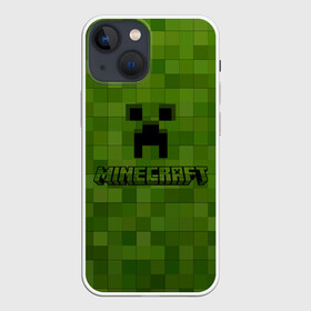 Чехол для iPhone 13 mini с принтом Minecraft в Петрозаводске,  |  | minecraft | блок | игра | майнкрафт | победитель | приключения