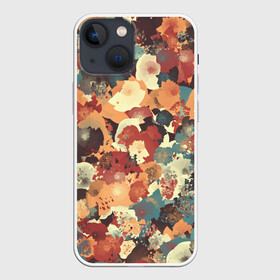 Чехол для iPhone 13 mini с принтом Осенние цвета в Петрозаводске,  |  | abstract | autumn | hipster | paint | абстракция | краска | осень | пятна | хипстер