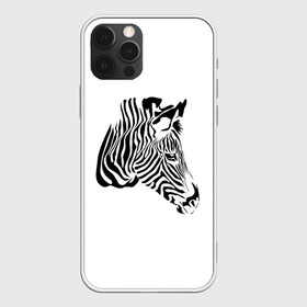 Чехол для iPhone 12 Pro с принтом Zebra в Петрозаводске, силикон | область печати: задняя сторона чехла, без боковых панелей | africa | black | savanna | stripe | white | zebra | африка | белый | зебра | полоска | саванна | черный