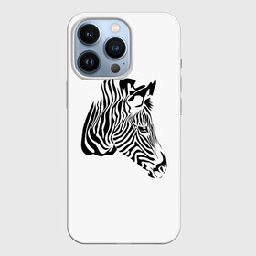 Чехол для iPhone 13 Pro с принтом Zebra в Петрозаводске,  |  | Тематика изображения на принте: africa | black | savanna | stripe | white | zebra | африка | белый | зебра | полоска | саванна | черный