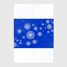Магнитный плакат 2Х3 с принтом Снежинки в Петрозаводске, Полимерный материал с магнитным слоем | 6 деталей размером 9*9 см | новогодние снежинки | снег | снежинка | снежинки | январьские снежинки