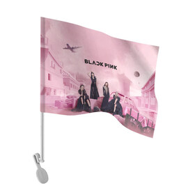 Флаг для автомобиля с принтом BLACKPINK x PUBG в Петрозаводске, 100% полиэстер | Размер: 30*21 см | black | blackpink | chae | jennie | jisoo | kim | kpop | lalisa | lisa | manoban | park | pink | pubg | rose | young | дженни | джису | ён | ким | лалиса | лиса | манобан | пак | пубг | розэ | че