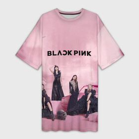 Платье-футболка 3D с принтом BLACKPINK x PUBG в Петрозаводске,  |  | black | blackpink | chae | jennie | jisoo | kim | kpop | lalisa | lisa | manoban | park | pink | pubg | rose | young | дженни | джису | ён | ким | лалиса | лиса | манобан | пак | пубг | розэ | че