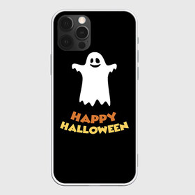 Чехол для iPhone 12 Pro Max с принтом Halloween в Петрозаводске, Силикон |  | ghost | halloween | jack | lantern | pumpkin | призрак | светильник джека | хэллоуин