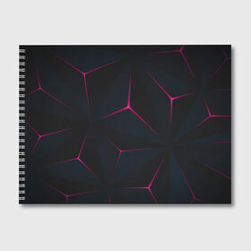 Альбом для рисования с принтом Тетраэдр в Петрозаводске, 100% бумага
 | матовая бумага, плотность 200 мг. | геометрическая фигура | многогранник | неоновый тетраэдр | тетраэдр | тетраэдры | треугольник | треугольники | четырехгранник