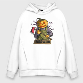 Мужское худи Oversize хлопок с принтом Halloween в Петрозаводске, френч-терри — 70% хлопок, 30% полиэстер. Мягкий теплый начес внутри —100% хлопок | боковые карманы, эластичные манжеты и нижняя кромка, капюшон на магнитной кнопке | blood | diablo | haloween | horror | дьявол | зомби | кости | кровь | мозги | мясо | страшилка | ужасы | хеллоуин | хелоуин