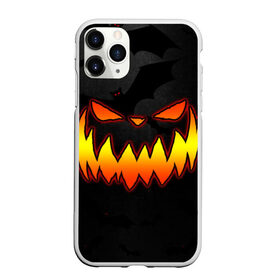 Чехол для iPhone 11 Pro Max матовый с принтом Pumpkin smile and bats в Петрозаводске, Силикон |  | 2020 | bat | bats | face | halloween | mask | nightmare | pumpkin | scary | smile | smiling | летучая | лицо | маска | мыши | мышь | привидение | страшная | тыква | улыбка | хэлоуин