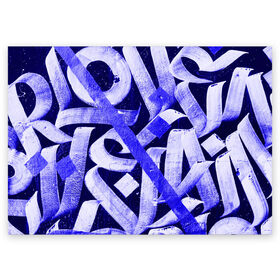 Поздравительная открытка с принтом Graffiti в Петрозаводске, 100% бумага | плотность бумаги 280 г/м2, матовая, на обратной стороне линовка и место для марки
 | abstraction | art | graffiti | labels | letters | multi colored | paint | surface | texture | абстракция | арт | буквы | граффити | краска | надписи | поверхность | разноцветный | текстура
