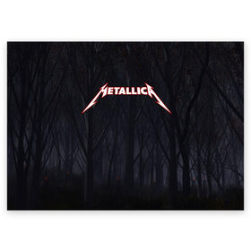 Поздравительная открытка с принтом Metallica в Петрозаводске, 100% бумага | плотность бумаги 280 г/м2, матовая, на обратной стороне линовка и место для марки
 | metallica | rok | джеймс хэтфилд | кирк хэммет | ларс ульрих | металика | металл | металлика | музыка | рок | рок группа