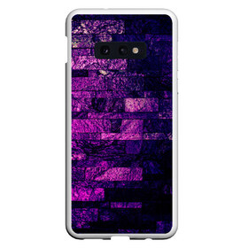 Чехол для Samsung S10E с принтом Purple-Wall в Петрозаводске, Силикон | Область печати: задняя сторона чехла, без боковых панелей | abstraction | bricks | dark | pink | purple | ribbed | texture | tiles | wall | абстракция | кирпичи | плитка | ребристый | розовый | стена | текстура | темный | фиолетовый