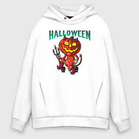 Мужское худи Oversize хлопок с принтом Halloween в Петрозаводске, френч-терри — 70% хлопок, 30% полиэстер. Мягкий теплый начес внутри —100% хлопок | боковые карманы, эластичные манжеты и нижняя кромка, капюшон на магнитной кнопке | Тематика изображения на принте: blood | diablo | haloween | horror | дьявол | зомби | кости | кровь | мозги | мясо | страшилка | ужасы | хеллоуин | хелоуин