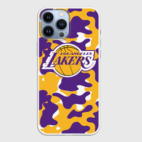 Чехол для iPhone 13 Pro Max с принтом LA LAKERS | ЛЕЙКЕРС в Петрозаводске,  |  | Тематика изображения на принте: bryant | james | jordan | kobe | la lakers | lakers | lebron | nba | брайант | брайнт | джеймс | джордан | коби | леброн | лейкерс | лэйкерс | мамба | нба | черная