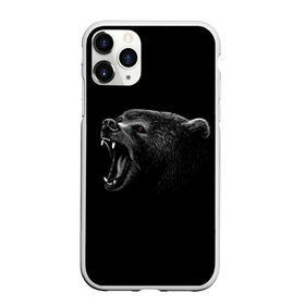 Чехол для iPhone 11 Pro Max матовый с принтом Медведь в Петрозаводске, Силикон |  | голова медведя | животные | звери | медведи | медведь | хищники