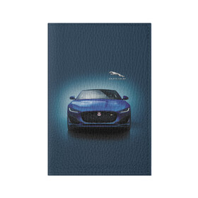 Обложка для паспорта матовая кожа с принтом Jaguar в Петрозаводске, натуральная матовая кожа | размер 19,3 х 13,7 см; прозрачные пластиковые крепления | car | jaguar | power | predator | автомобиль | мощь | хищник | ягуар