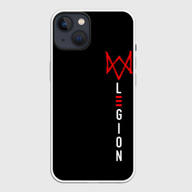 Чехол для iPhone 13 с принтом Watch Dogs: Legion в Петрозаводске,  |  | dedsec | dogs | game | legion | ubisoft | watch | хакер | хакеры