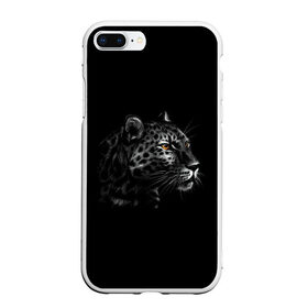Чехол для iPhone 7Plus/8 Plus матовый с принтом Леопард в Петрозаводске, Силикон | Область печати: задняя сторона чехла, без боковых панелей | голова леопарда | животные | звери | леопард | хищники