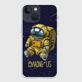 Чехол для iPhone 13 mini с принтом Among Us Space в Петрозаводске,  |  | among | among us | game | steam | амонг | амонг юс | амонк | в космосе | игра | космонавт | космонафт | космос | мафия | онлайн игра | предатель | предатель среди нас | среди нас | человечки | эймонг | эмонг