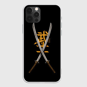 Чехол для iPhone 12 Pro Max с принтом 2 Katanas в Петрозаводске, Силикон |  | art | chinese character | katanas | swords | арт | катаны | китайский иероглиф | мечи