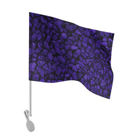Флаг для автомобиля с принтом Purple-$tone$ в Петрозаводске, 100% полиэстер | Размер: 30*21 см | abstraction | forms | gravel | pebbles | purple | stones | texture | абстракция | галька | гравий | камни | текстура | фиолетовый | формы