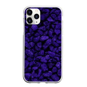 Чехол для iPhone 11 Pro матовый с принтом Purple-$tone$ в Петрозаводске, Силикон |  | Тематика изображения на принте: abstraction | forms | gravel | pebbles | purple | stones | texture | абстракция | галька | гравий | камни | текстура | фиолетовый | формы