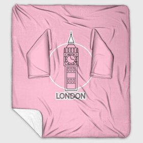 Плед с рукавами с принтом Биг Бен Лондон London в Петрозаводске, 100% полиэстер | Закругленные углы, все края обработаны. Ткань не мнется и не растягивается. Размер 170*145 | Тематика изображения на принте: big ben | clock | england | europe | london | pink | travel | англия | башня | башня елизаветы | биг бен | великобритания | европа | иконка | круг | лондон | надпись | путешествия | розовый | символ | часы