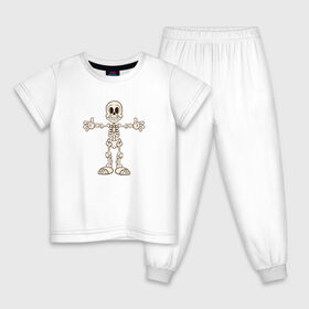Детская пижама хлопок с принтом Хеллоуин в Петрозаводске, 100% хлопок |  брюки и футболка прямого кроя, без карманов, на брюках мягкая резинка на поясе и по низу штанин
 | 