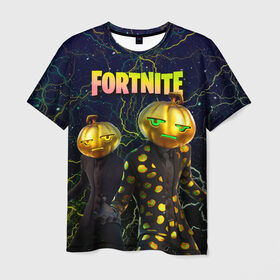 Мужская футболка 3D с принтом Fortnite Jack Gourdon в Петрозаводске, 100% полиэфир | прямой крой, круглый вырез горловины, длина до линии бедер | chapter 2 | fortnite | fortnite 3 | fortnite jack gourdon | fortnitemare | halloween | jack gourdon | jack gourdon outfit | лого фортнайт | сет jack gourdon | скин тыквы | тыква | фортнайт | фортнайт глава 2 | фортнайт тыква | хэллоуин | хэллоуин фортнайт