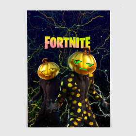 Постер с принтом Fortnite Jack Gourdon в Петрозаводске, 100% бумага
 | бумага, плотность 150 мг. Матовая, но за счет высокого коэффициента гладкости имеет небольшой блеск и дает на свету блики, но в отличии от глянцевой бумаги не покрыта лаком | chapter 2 | fortnite | fortnite 3 | fortnite jack gourdon | fortnitemare | halloween | jack gourdon | jack gourdon outfit | лого фортнайт | сет jack gourdon | скин тыквы | тыква | фортнайт | фортнайт глава 2 | фортнайт тыква | хэллоуин | хэллоуин фортнайт