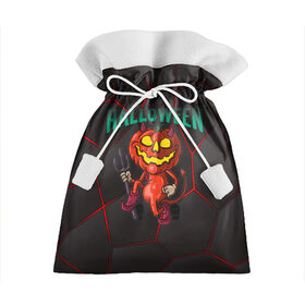 Подарочный 3D мешок с принтом Halloween в Петрозаводске, 100% полиэстер | Размер: 29*39 см | Тематика изображения на принте: blood | diablo | haloween | horror | дьявол | зомби | кости | кровь | мозги | мясо | страшилка | ужасы | хеллоуин | хелоуин