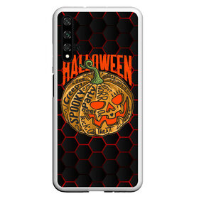 Чехол для Honor 20 с принтом Halloween в Петрозаводске, Силикон | Область печати: задняя сторона чехла, без боковых панелей | blood | diablo | haloween | horror | дьявол | зомби | кости | кровь | мозги | мясо | страшилка | ужасы | хеллоуин | хелоуин