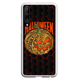 Чехол для Honor P30 с принтом Halloween в Петрозаводске, Силикон | Область печати: задняя сторона чехла, без боковых панелей | blood | diablo | haloween | horror | дьявол | зомби | кости | кровь | мозги | мясо | страшилка | ужасы | хеллоуин | хелоуин