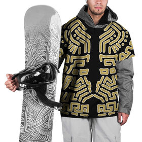 Накидка на куртку 3D с принтом узор, фэнтези, в Петрозаводске, 100% полиэстер |  | аборигены | игры | индеец | музыка | орнамент | плетение | растительность | татуировка | узор | фэнтези | черное | этническое