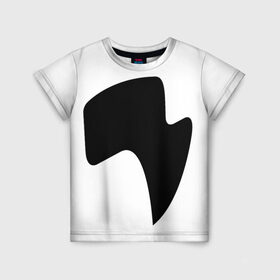 Детская футболка 3D с принтом drive lightning black в Петрозаводске, 100% гипоаллергенный полиэфир | прямой крой, круглый вырез горловины, длина до линии бедер, чуть спущенное плечо, ткань немного тянется | Тематика изображения на принте: 