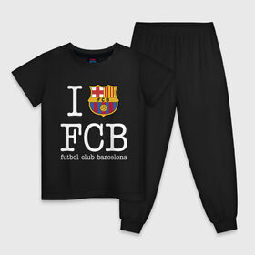 Детская пижама хлопок с принтом Barcelona FC в Петрозаводске, 100% хлопок |  брюки и футболка прямого кроя, без карманов, на брюках мягкая резинка на поясе и по низу штанин
 | barca | barcelona | club | fc | leo messi | soccer | spanish | барса | барселона | испанский | клуб | лео месси | фк | футбол | футбольный