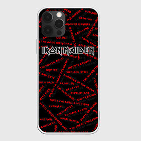 Чехол для iPhone 12 Pro с принтом IRON MAIDEN SONGS (Z) в Петрозаводске, силикон | область печати: задняя сторона чехла, без боковых панелей | dave | iron maiden | murray | music | percy harris | rock | адриан смит | айрон мэйден | брюс дикинсон | дэйв мюррей | железная дева | музик | нико макбрэйн | рок | стив харрис | ужасы | хеви метал | яник герс