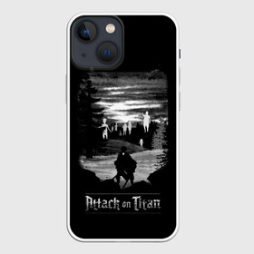 Чехол для iPhone 13 mini с принтом АТАКА ТИТАНОВ. Одинокий герой в Петрозаводске,  |  | anime | attack on titan | аниме | армин арлерт | атак он титан | атака на титанов | атака титанов | великаны | гарнизон | колоссальный | леви | легион разведки | лого | манга | микаса аккерман | разведкорпус