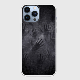 Чехол для iPhone 13 Pro Max с принтом ЛАДОНИ УШЕДШИХ в Петрозаводске,  |  | Тематика изображения на принте: ладони | отпечатки пальцев | отпечатки рук | страшное | хорор