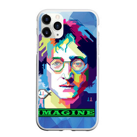 Чехол для iPhone 11 Pro матовый с принтом Джон Леннон Imagine в Петрозаводске, Силикон |  | beatles | imagine | john | lennon | the beatles | битлз | битлы | группа | джон | купить | леннон | леннона | очки | рок н ролл | с группы | хиппи