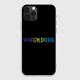 Чехол для iPhone 12 Pro Max с принтом Watch Dogs Text в Петрозаводске, Силикон |  | Тематика изображения на принте: 