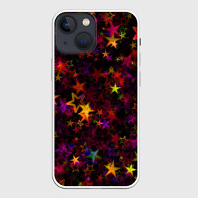Чехол для iPhone 13 mini с принтом Stars в Петрозаводске,  |  | abstract | art | colorful | shapes | stars | texture | абстрактный | арт | звезды | разноцветный | текстура | формы