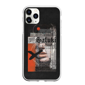 Чехол для iPhone 11 Pro матовый с принтом SALUKI в Петрозаводске, Силикон |  | rap | saluki | saluki rap | рэп | рэпер | салюки