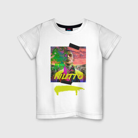 Детская футболка хлопок с принтом Niletto в Петрозаводске, 100% хлопок | круглый вырез горловины, полуприлегающий силуэт, длина до линии бедер | Тематика изображения на принте: niletto | краш | любимка niletto | нилето