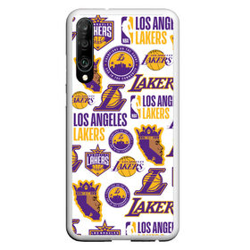 Чехол для Honor P30 с принтом LAKERS LOGO в Петрозаводске, Силикон | Область печати: задняя сторона чехла, без боковых панелей | 24 lakers | kobe bryant | lakers | los angeles lakers | баскетбол. | коби брайант | лос анджелес лейкерс | лосанджелес лейкерс