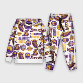 Детский костюм 3D (с толстовкой) с принтом LAKERS LOGO в Петрозаводске,  |  | 24 lakers | kobe bryant | lakers | los angeles lakers | баскетбол. | коби брайант | лос анджелес лейкерс | лосанджелес лейкерс