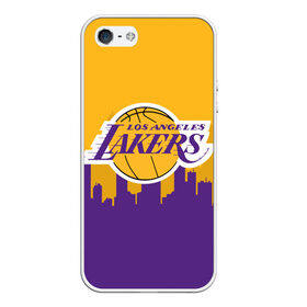 Чехол для iPhone 5/5S матовый с принтом LOS ANGELES LAKERS в Петрозаводске, Силикон | Область печати: задняя сторона чехла, без боковых панелей | Тематика изображения на принте: 24 lakers | kobe bryant | lakers | los angeles lakers | баскетбол. | коби брайант | лос анджелес лейкерс | лосанджелес лейкерс